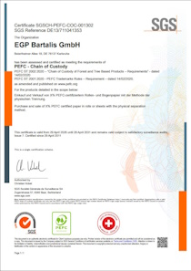 PEFC Zertifizierung